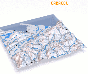 3d view of Caracol
