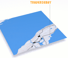 3d view of Traverse Bay