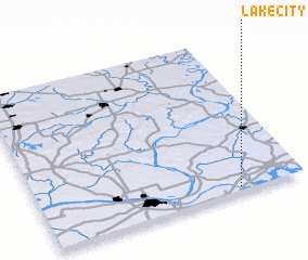 3d view of Lake City