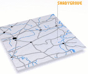 3d view of Shady Grove