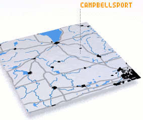 3d view of Campbellsport