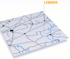 3d view of Lebanon