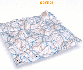 3d view of Arenal