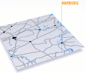 3d view of Hamburg