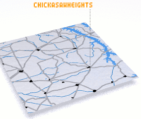 3d view of Chickasaw Heights