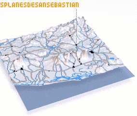 3d view of Los Planes de San Sebastián