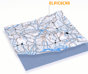 3d view of El Picacho