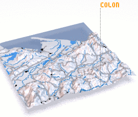 3d view of Colón