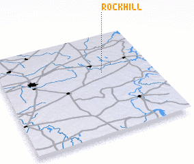 3d view of Rock Hill