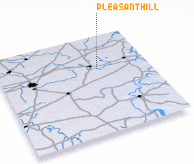 3d view of Pleasant Hill