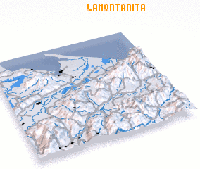 3d view of La Montañita