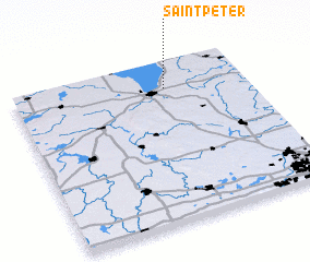 3d view of Saint Peter
