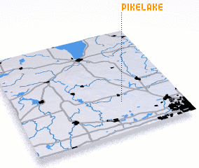 3d view of Pike Lake