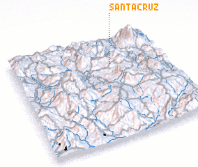 3d view of Santa Cruz