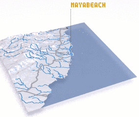 3d view of Maya Beach