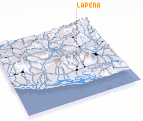 3d view of La Peña