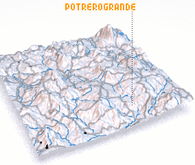 3d view of Potrero Grande