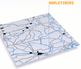 3d view of Hamletsburg