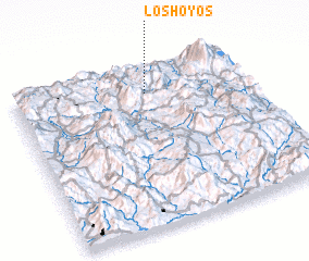 3d view of Los Hoyos