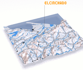 3d view of El Cinchado