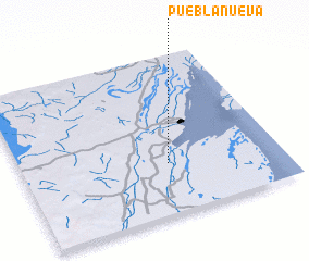 3d view of Puebla Nueva