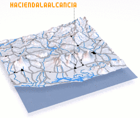 3d view of Hacienda La Alcancía