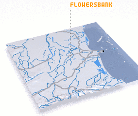 3d view of Flowers Bank