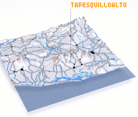 3d view of Tapesquillo Alto