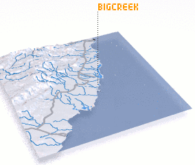 3d view of Big Creek