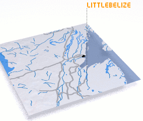 3d view of Little Belize