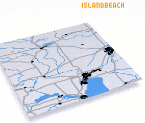 3d view of Island Beach