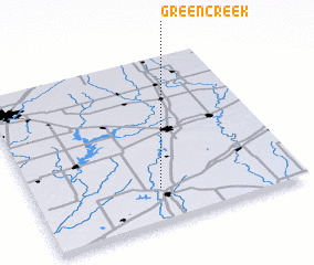 3d view of Green Creek