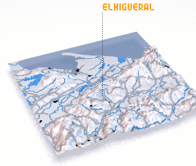 3d view of El Higueral