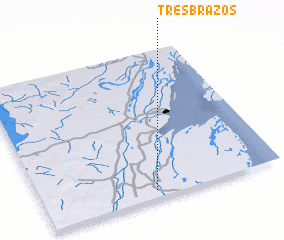 3d view of Tres Brazos