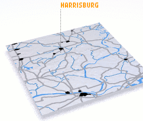 3d view of Harrisburg