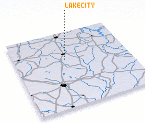 3d view of Lake City