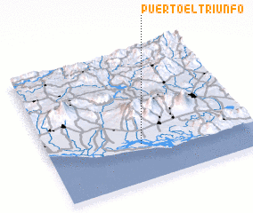 3d view of Puerto El Triunfo