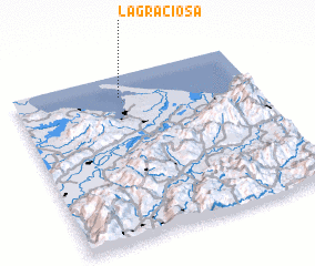 3d view of La Graciosa