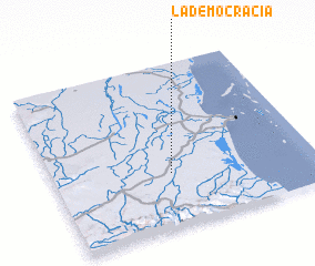 3d view of La Democracia