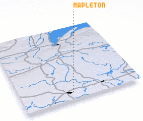 3d view of Mapleton