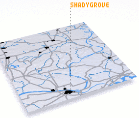 3d view of Shady Grove