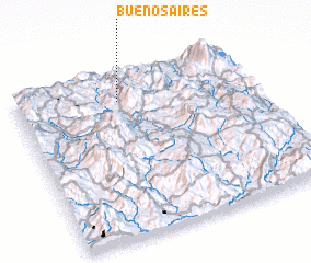 3d view of Buenos Aires