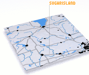 3d view of Sugar Island