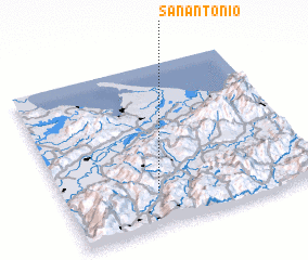 3d view of San Antonio