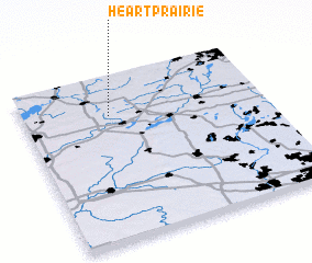 3d view of Heart Prairie