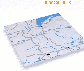 3d view of Mineral Hills