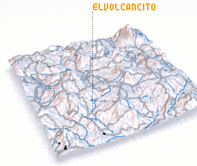 3d view of El Volcancito