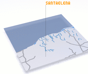 3d view of Santa Elena