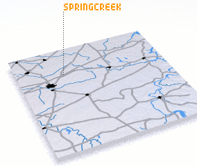 3d view of Spring Creek