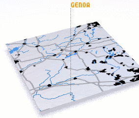 3d view of Genoa